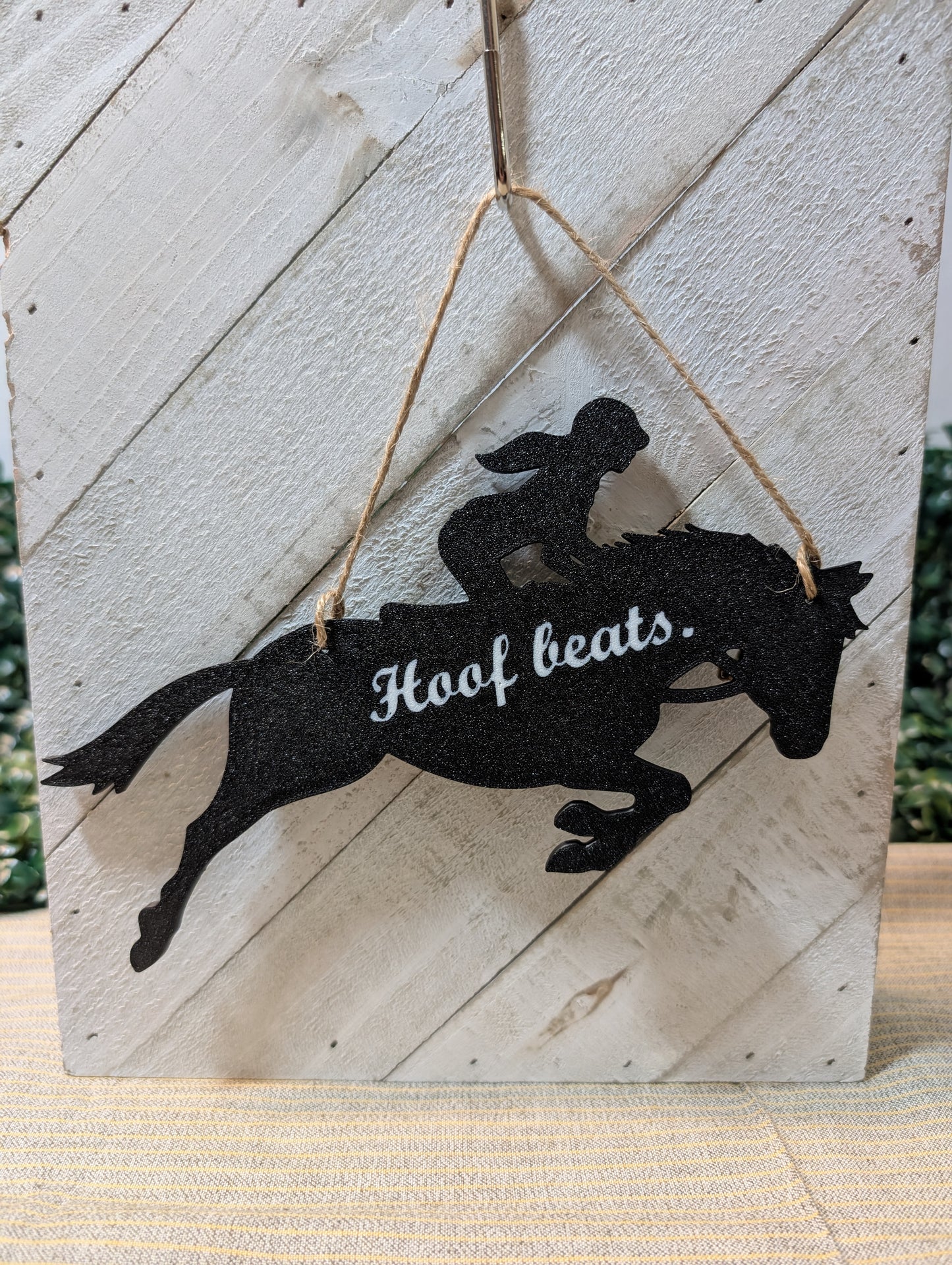 3D Printed "Hoof Beats" Equestrian Silhouette - Wall Art