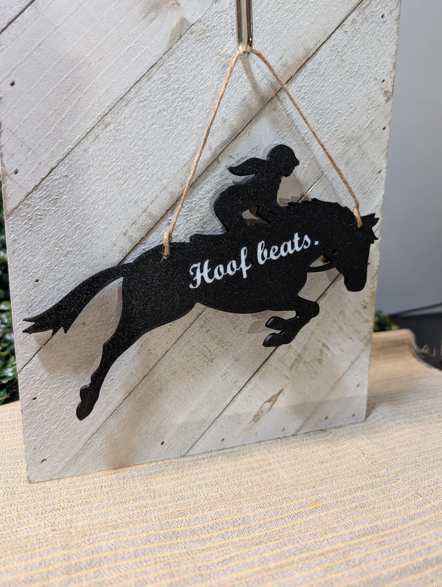 3D Printed "Hoof Beats" Equestrian Silhouette - Wall Art