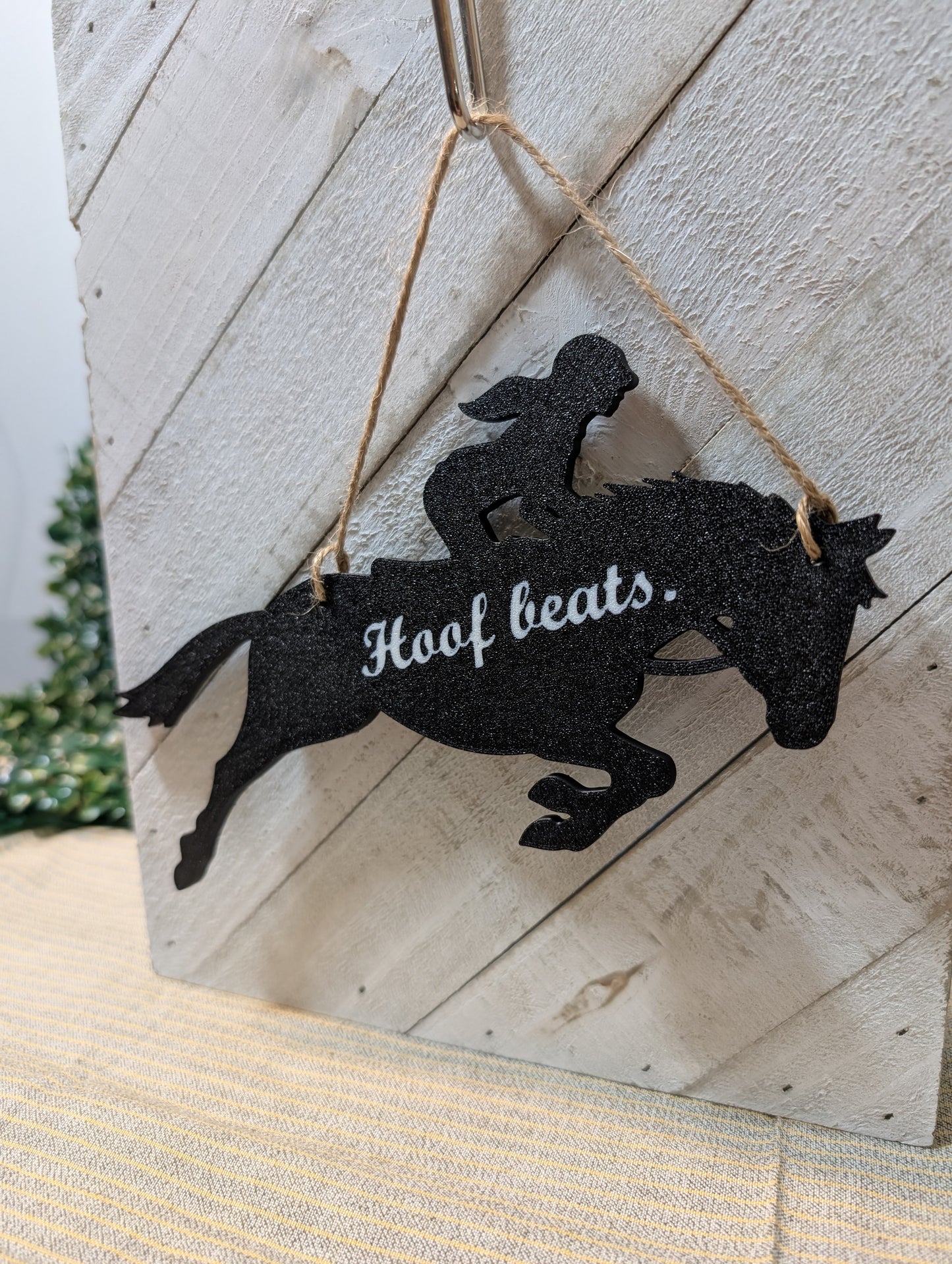 3D Printed "Hoof Beats" Equestrian Silhouette - Wall Art