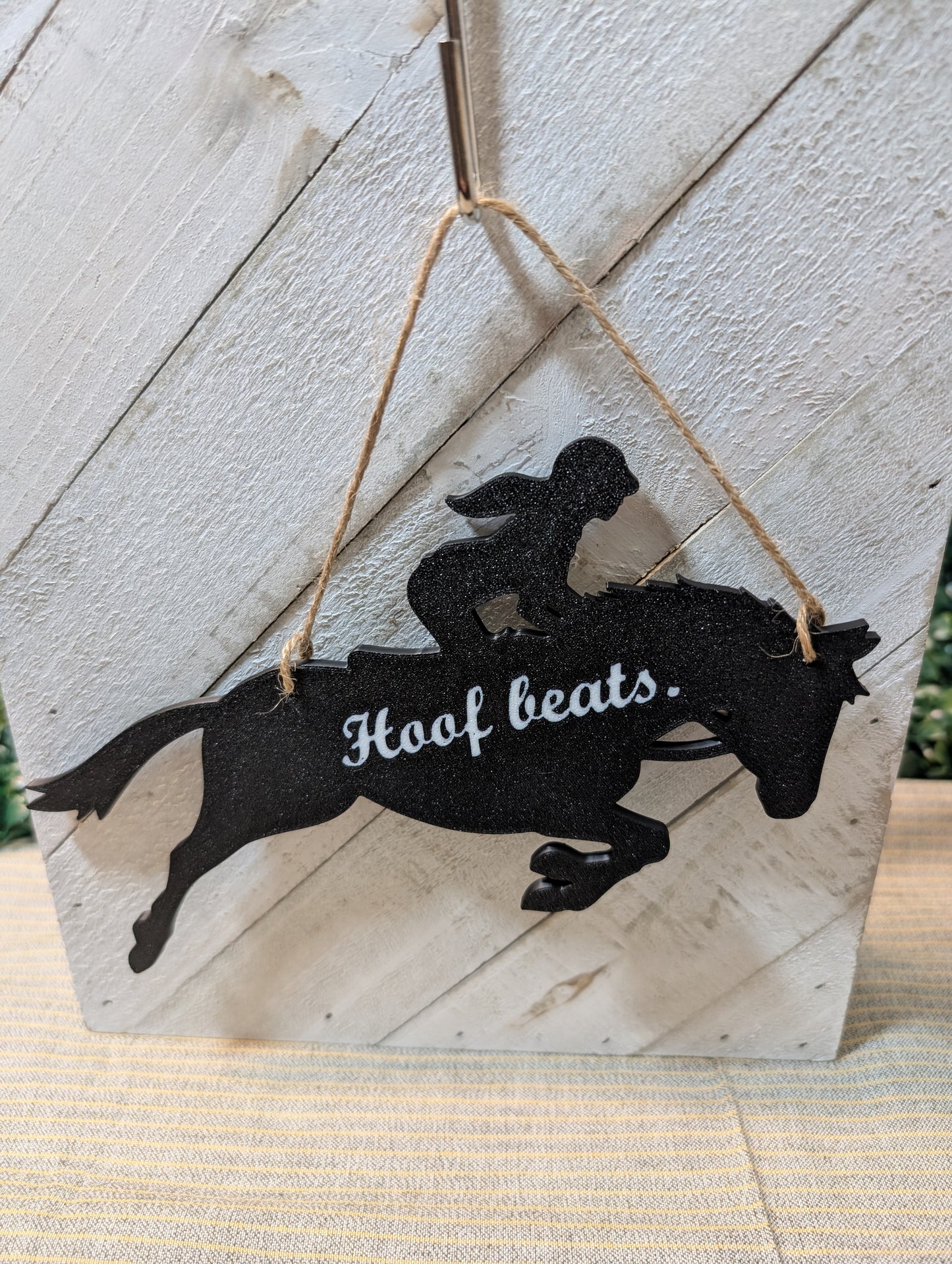 3D Printed "Hoof Beats" Equestrian Silhouette - Wall Art
