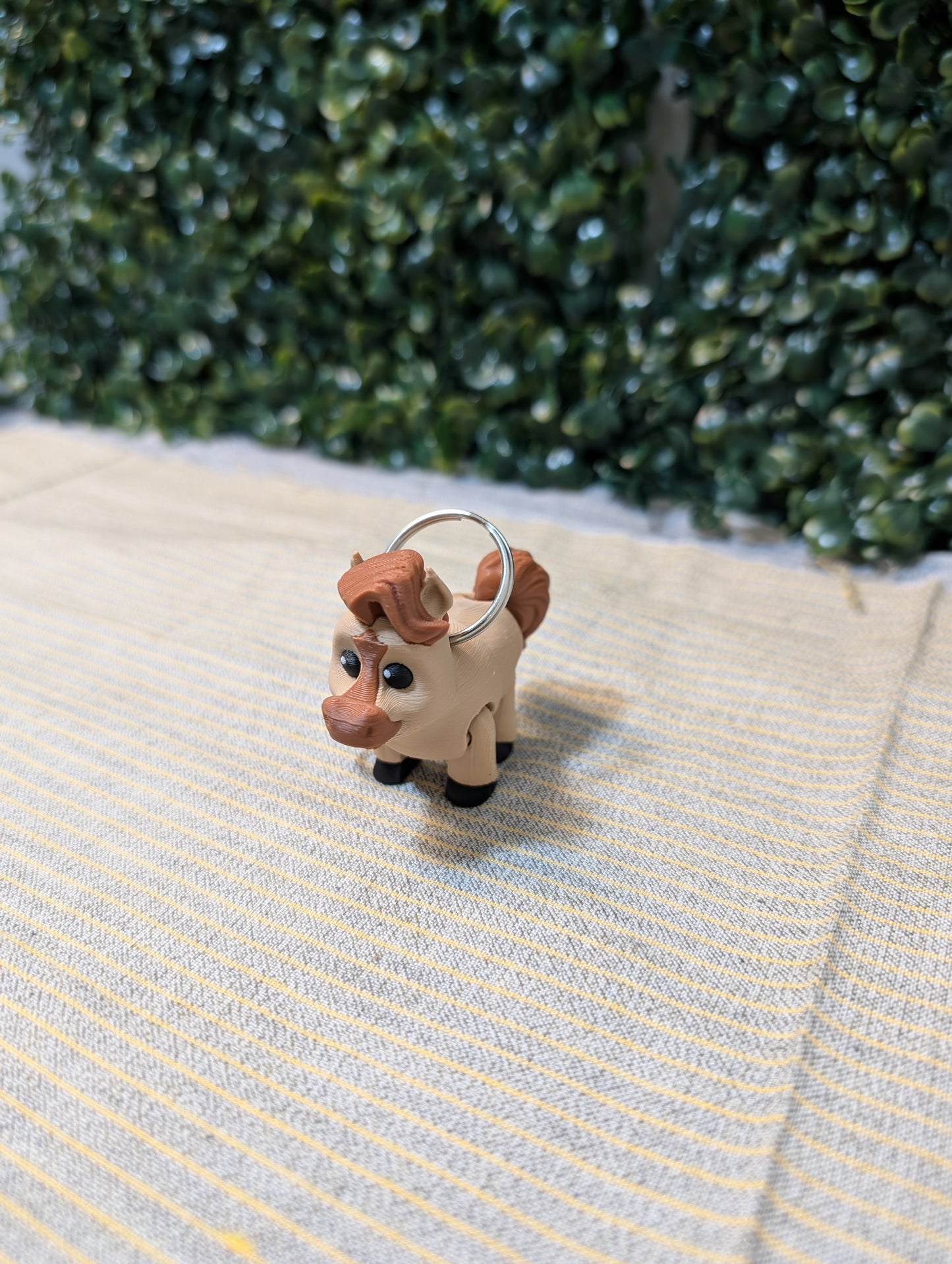 Flexible Horse Keychain