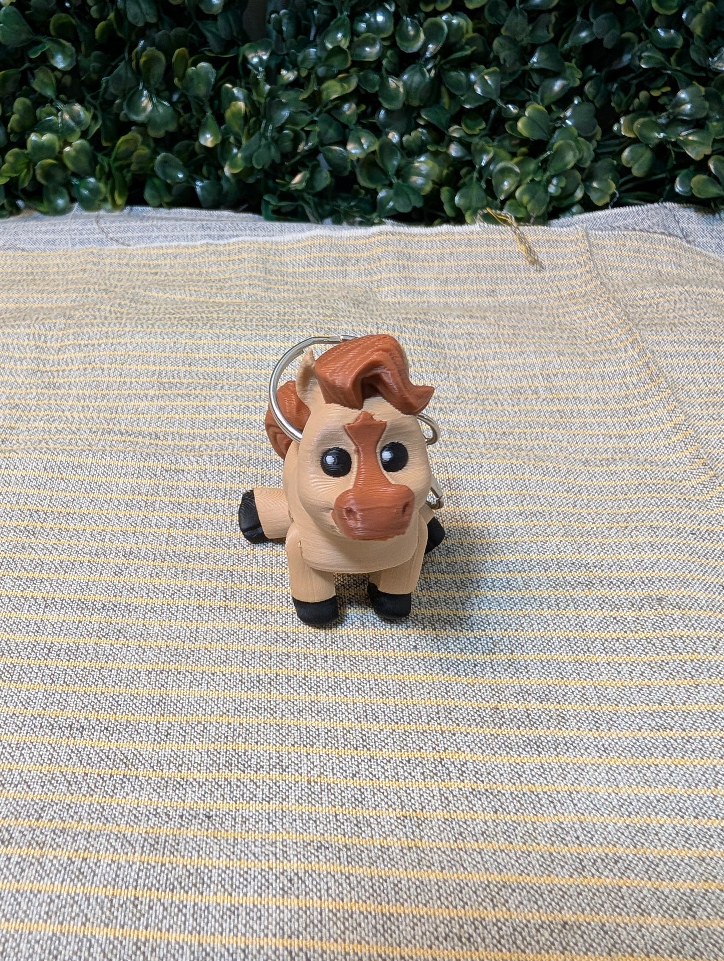 Flexible Horse Keychain