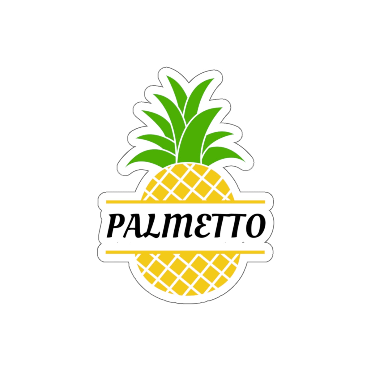 Palmetto Pineapple Die-Cut Stickers