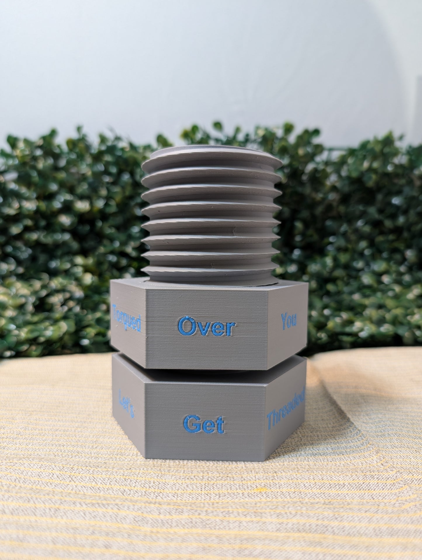 Bolt & Nut "Let's Get Threaded" Organizer - Unique Mechanic Gift