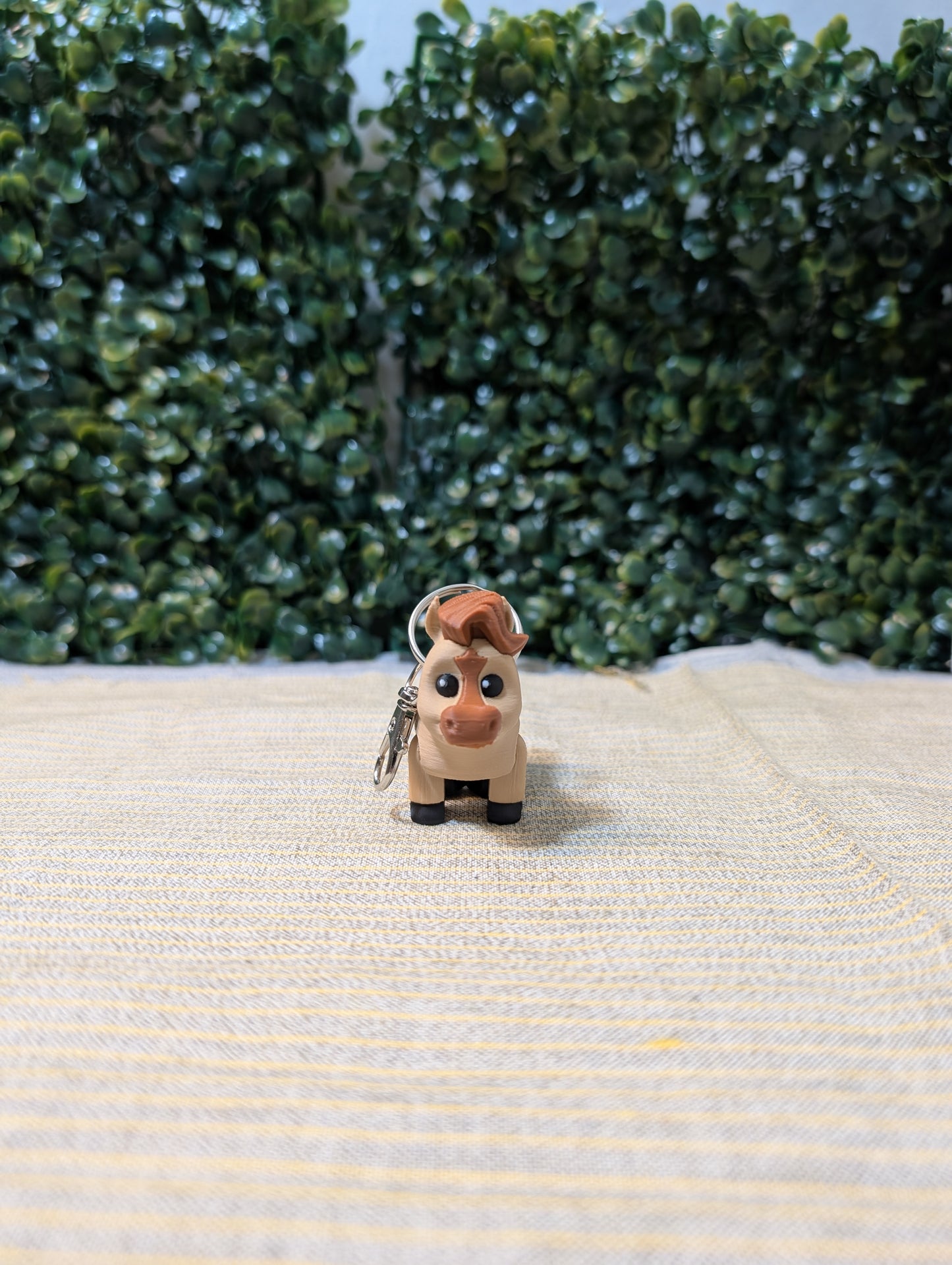 Flexible Horse Keychain