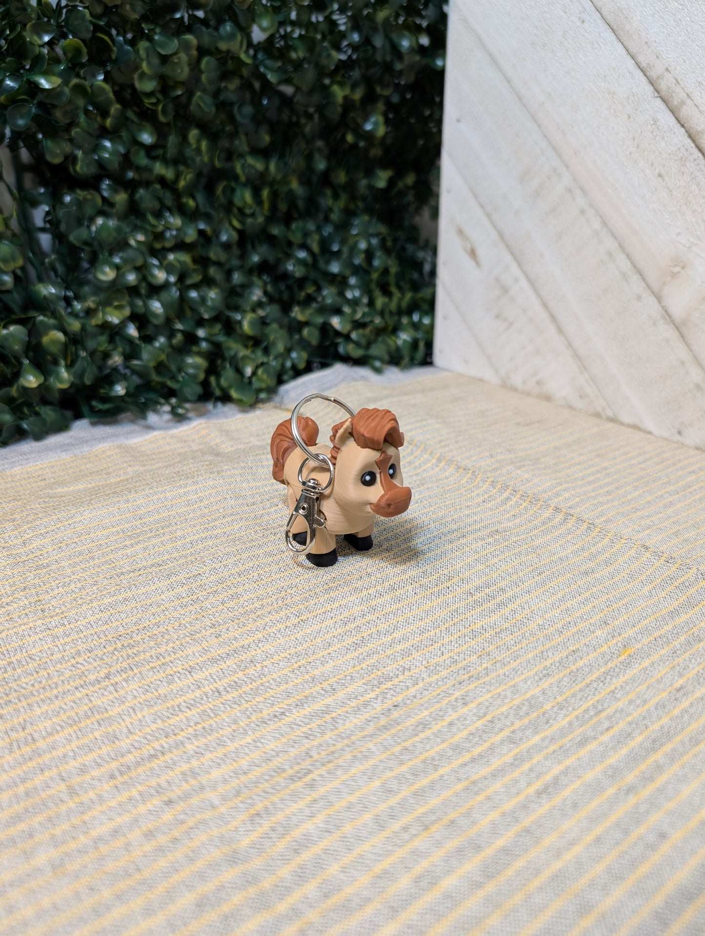 Flexible Horse Keychain