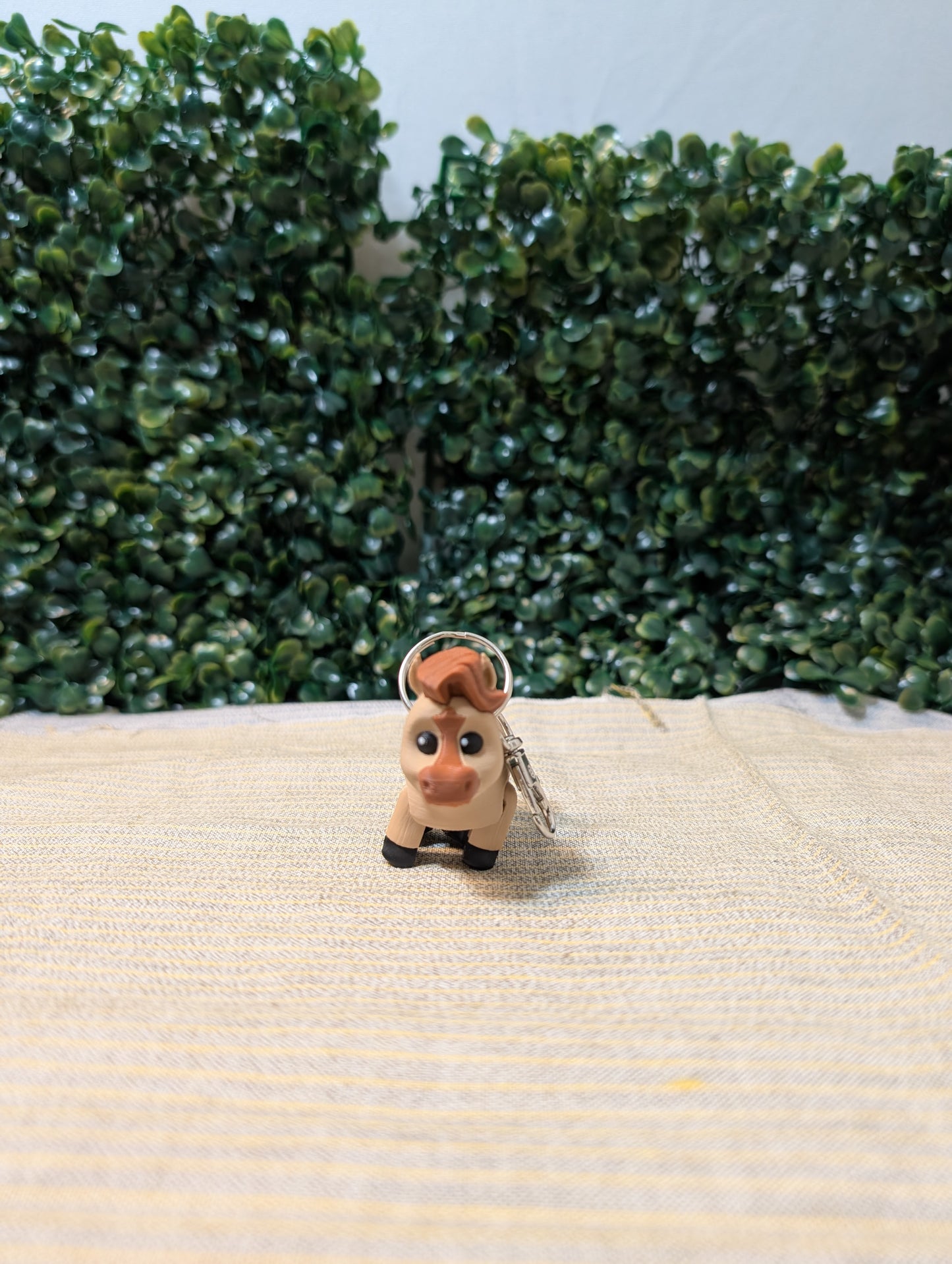 Flexible Horse Keychain
