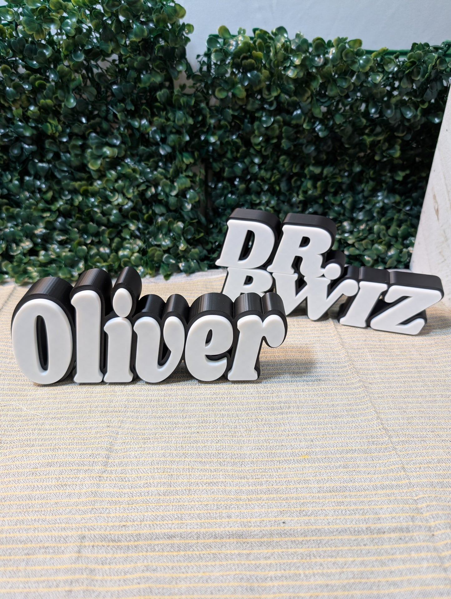 Custom Multicolor Desk Name Plate – Personalized Office Decor