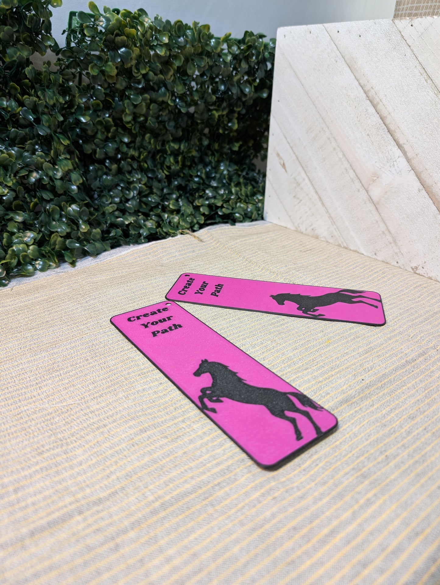 Horse Bookmark – "Create Your Path"